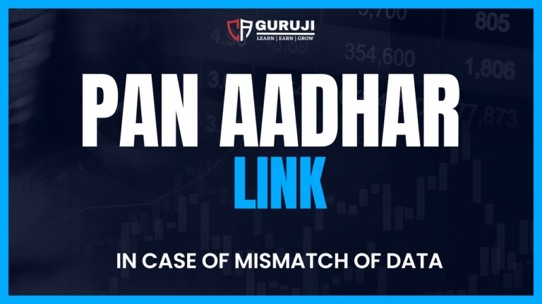 PAN Aadhaar linking in case of mismatch in PAN & Aadhaar data