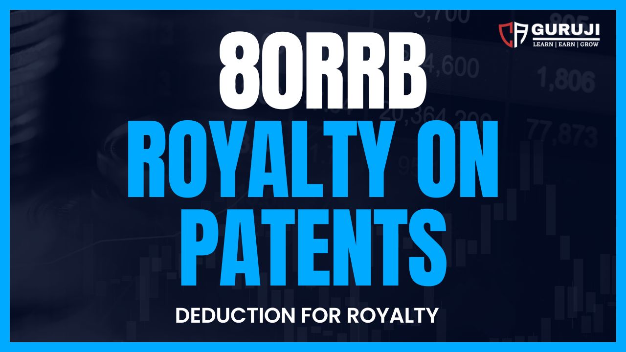 Deduction in respect of royalty on patents – Section 80RRB