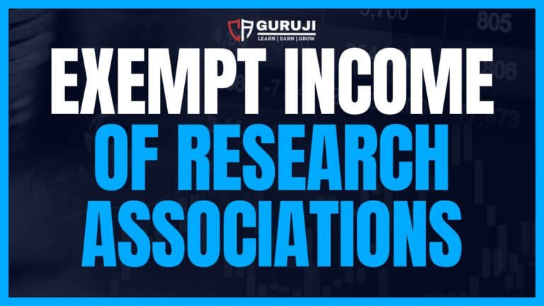 Exempt Income of research association [Section 10(21)] 