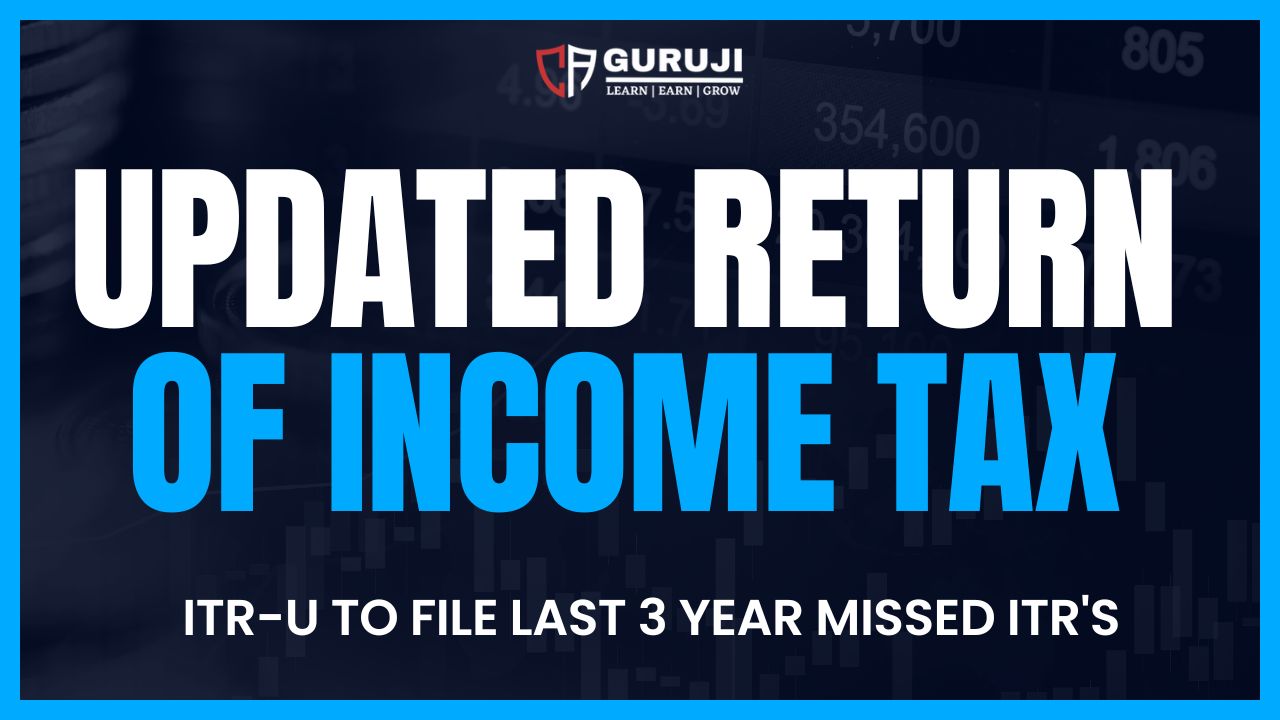 Updated Return (ITR-U) – All you want to know before filing past 3 year Missed income Tax Returns