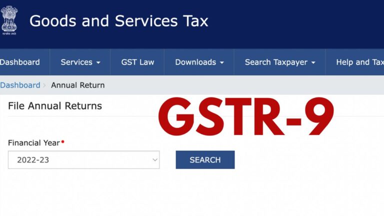 GSTR-9 Optional & Mandatory Tables for FY 2022-23