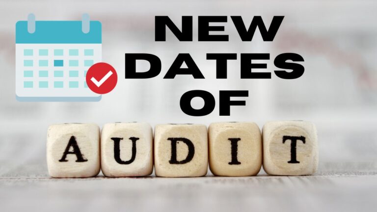 Date Extended for filing Form 10B/10BB and Form ITR-7 for the Assessment Year 2023-24