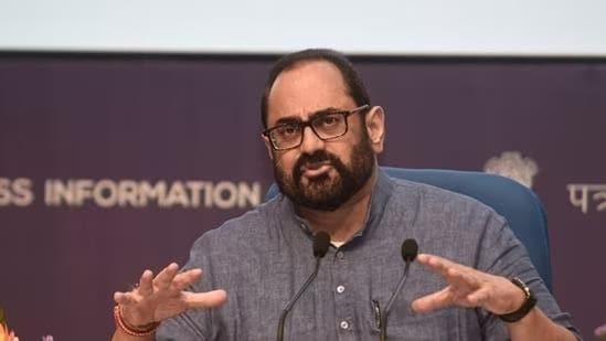 ‘Google, Apple app stores must not onboard illegal, unsafe apps’, says Union minister Rajeev Chandrasekhar
