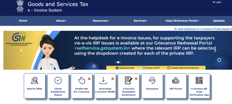 e-Invoice JSON download functionality Live on the GST e-Invoice Portal