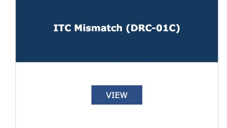 Introduction of Compliance Pertaining to DRC-01C (Difference in Input Tax Credit (ITC) available in GSTR-2B & ITC claimed in the GSTR-R3B)