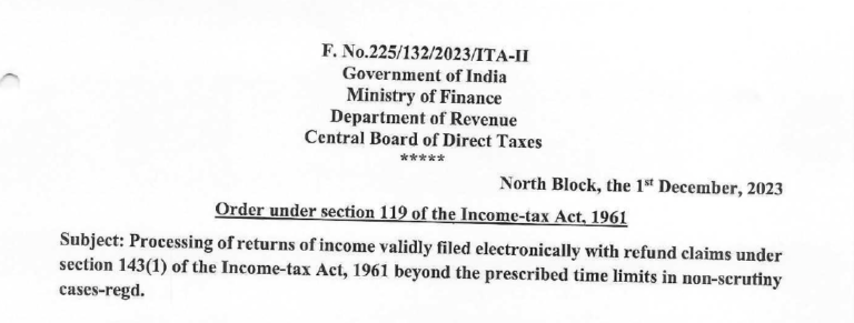 Do you have old pending ITR’s for which intimation not received yet & refund is awaited? Good news for you