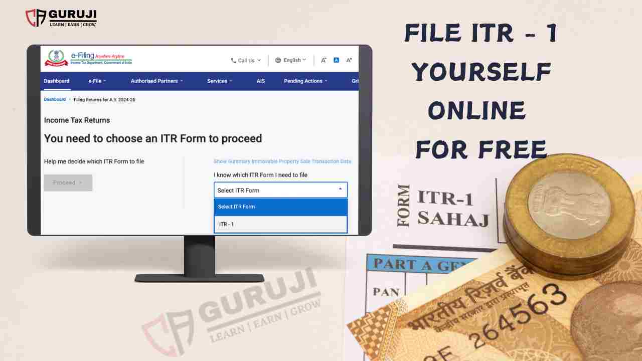 How to file ITR-1 Online for free