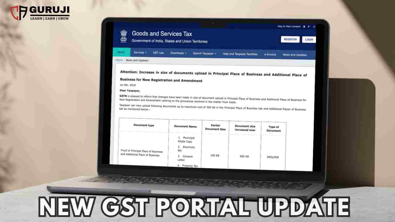 GST Portal New Update | Good News for Taxpayers: New GST Registration Change Reduces Notices – Check Now