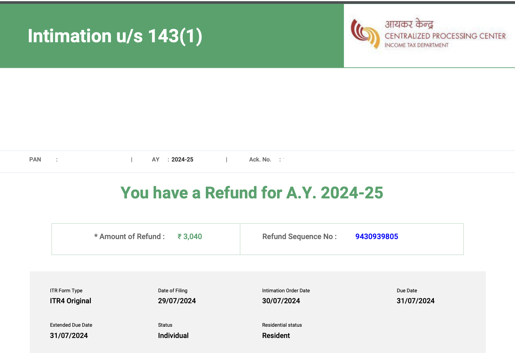 Did you get Your ITR Intimation u/s 143(1) after ITR filing, know what ...