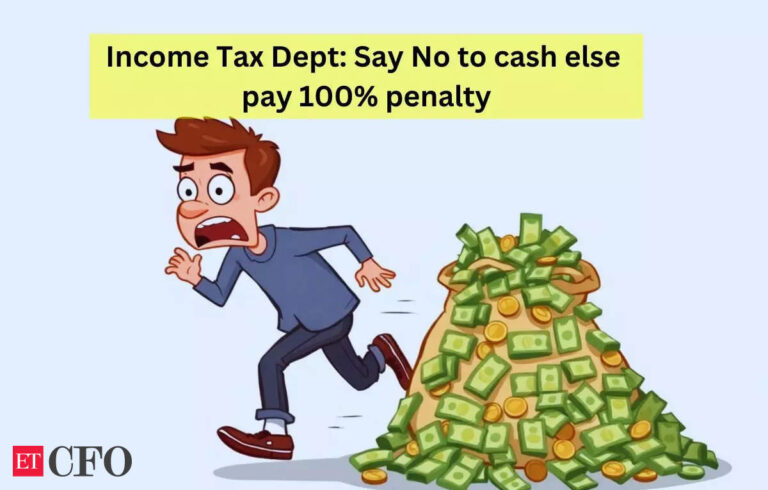 These cash transactions may attract up to 100% penalty by Income Tax Department