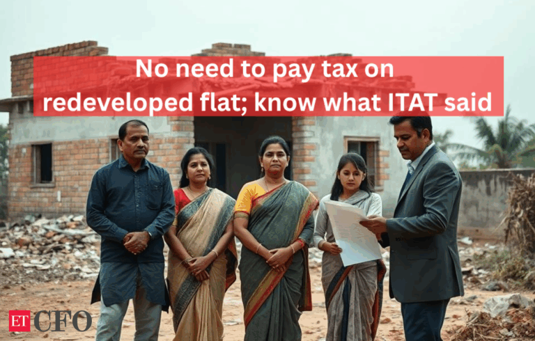 Big relief for flat owners: No income tax payable if you get a new flat in exchange for old, rules Mumbai ITAT