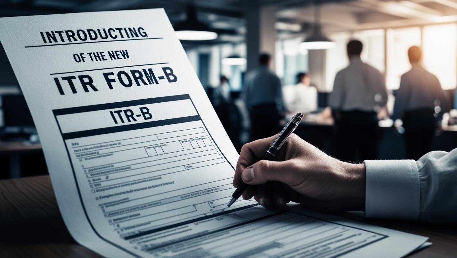 New ITR Form Introduced ITR-B