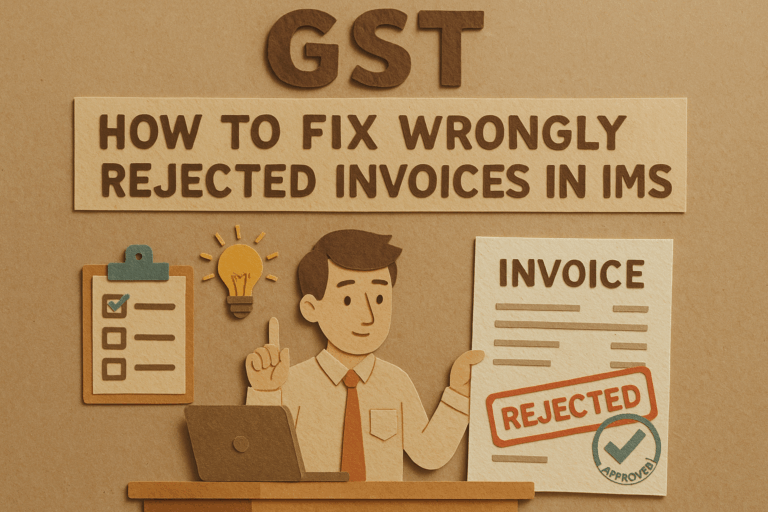Reclaim Your GST ITC for Rejected Invoices & Credit Notes | IMS Latest Update