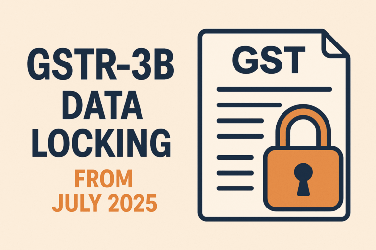 GSTR-3B Filing Rules Changed, No Editing in GSTR-3B!