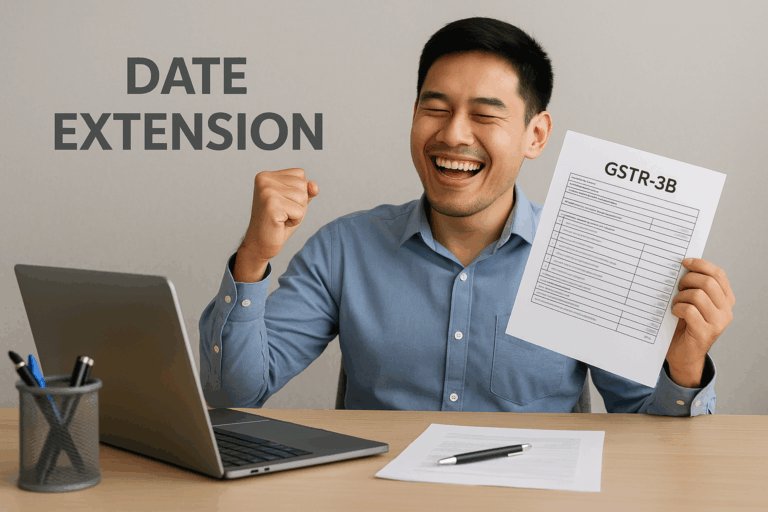 GSTR-3B date extended for July 2025