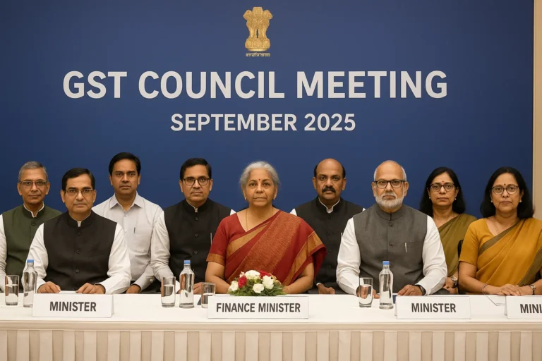 📌 56th GST Council Meeting Scheduled in September 2025 : Know the Dates