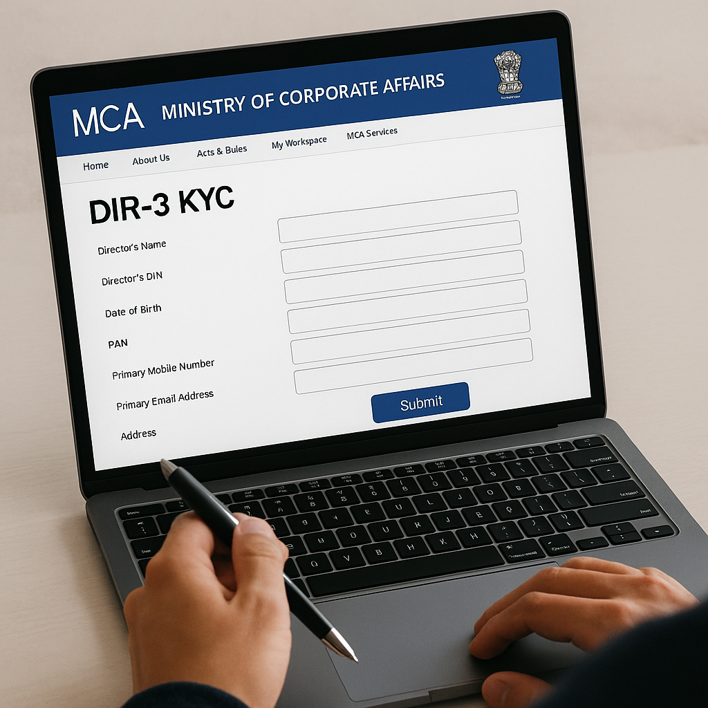 MCA Extends Due Date for Filing DIR-3 KYC