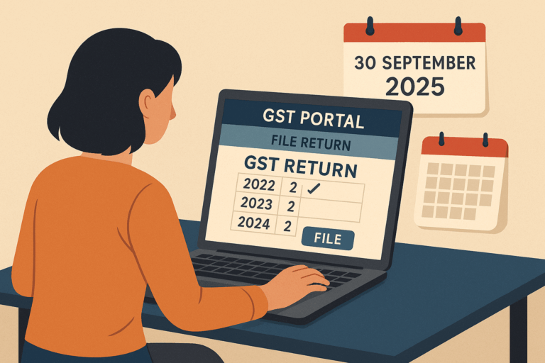GST Advisory: 3 Years GST Return rules new effective date announced