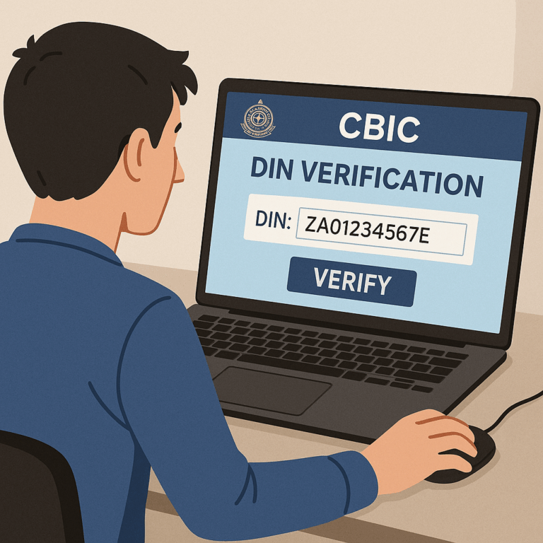 New CBIC Utility to Verify DIN of eOffice Communications with Issue Number