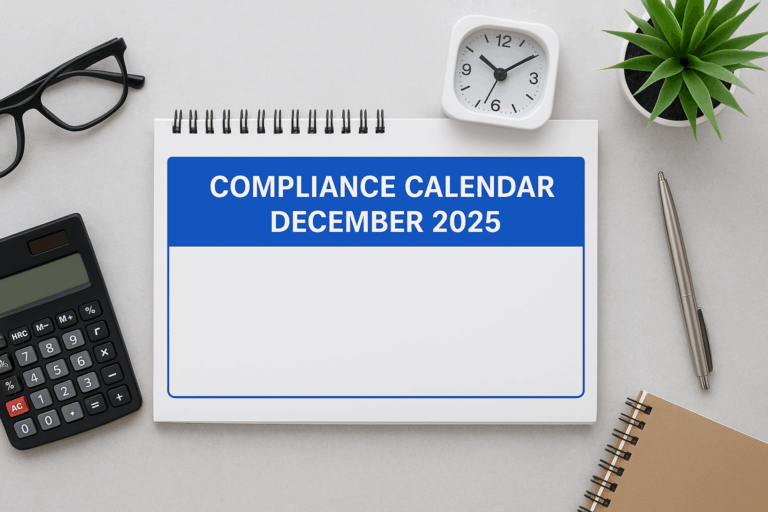 Important Due Dates in December 2025 – GST, Income tax, ITR, MCA